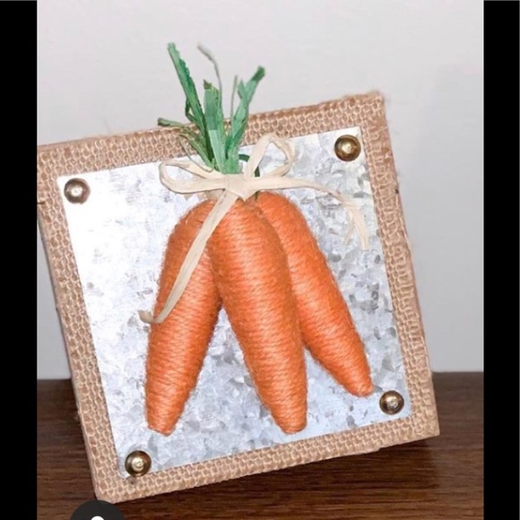 Easter Decor Fillers Cottage Decor Tiered Tray Decor Fabric Easter Carrots Spring Decor Basket Filler Farmhouse Set of 3 Carrots